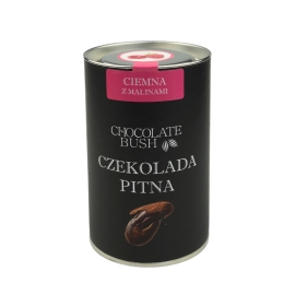 Czekolada do picia gorzka 70%  z malinami 200g